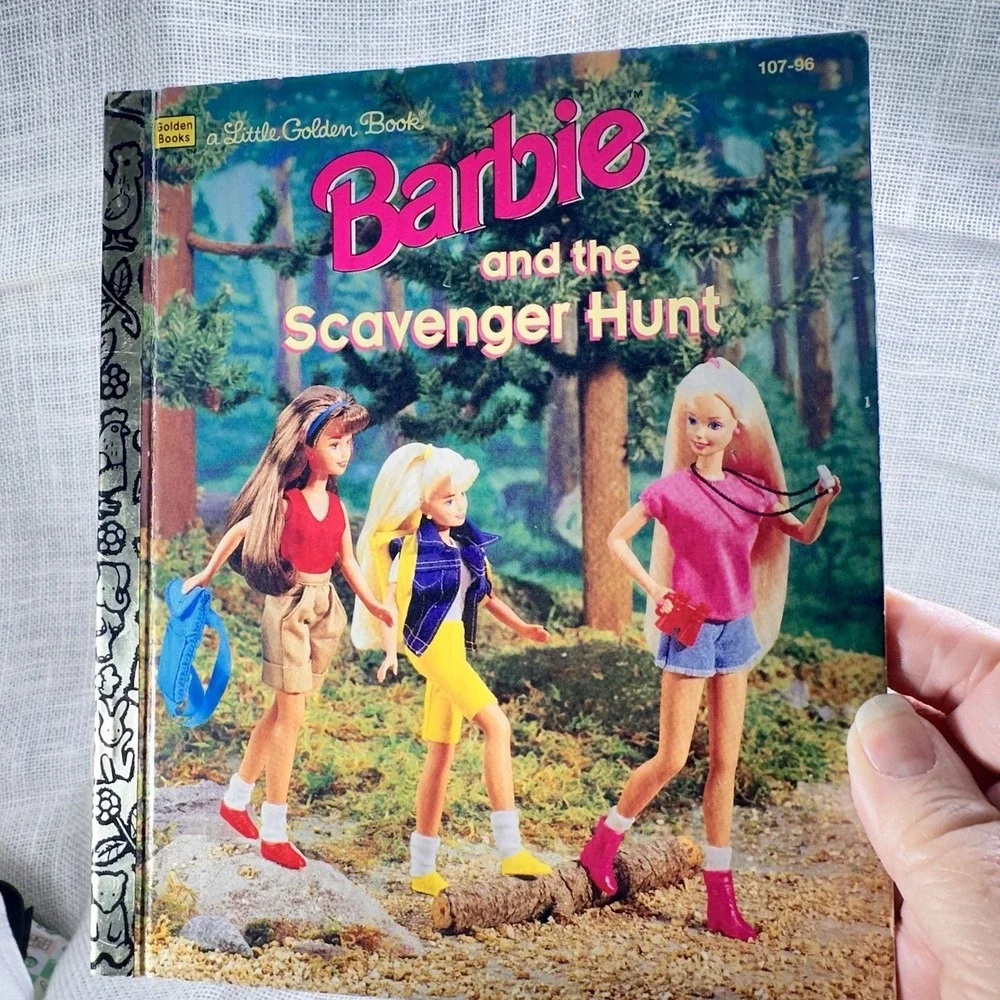 Little Golden Books Lot‎ 4 Poky Little Puppy Scooby Doo Barbie Taxi Kids